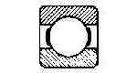 BALL BEARING SINGLE ROW, DEEP GROOVE NO.6201