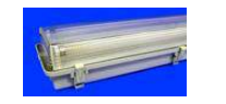 LED luminaire multipurpose with housing and diffuser made of polycarbonate, make WISKA (IK10)