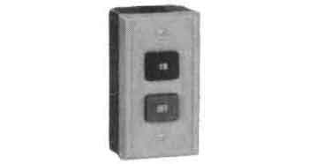 793081 SWITCH PUSH BUTTON 2-POLE, 110V 15A WEATHER-PROOF