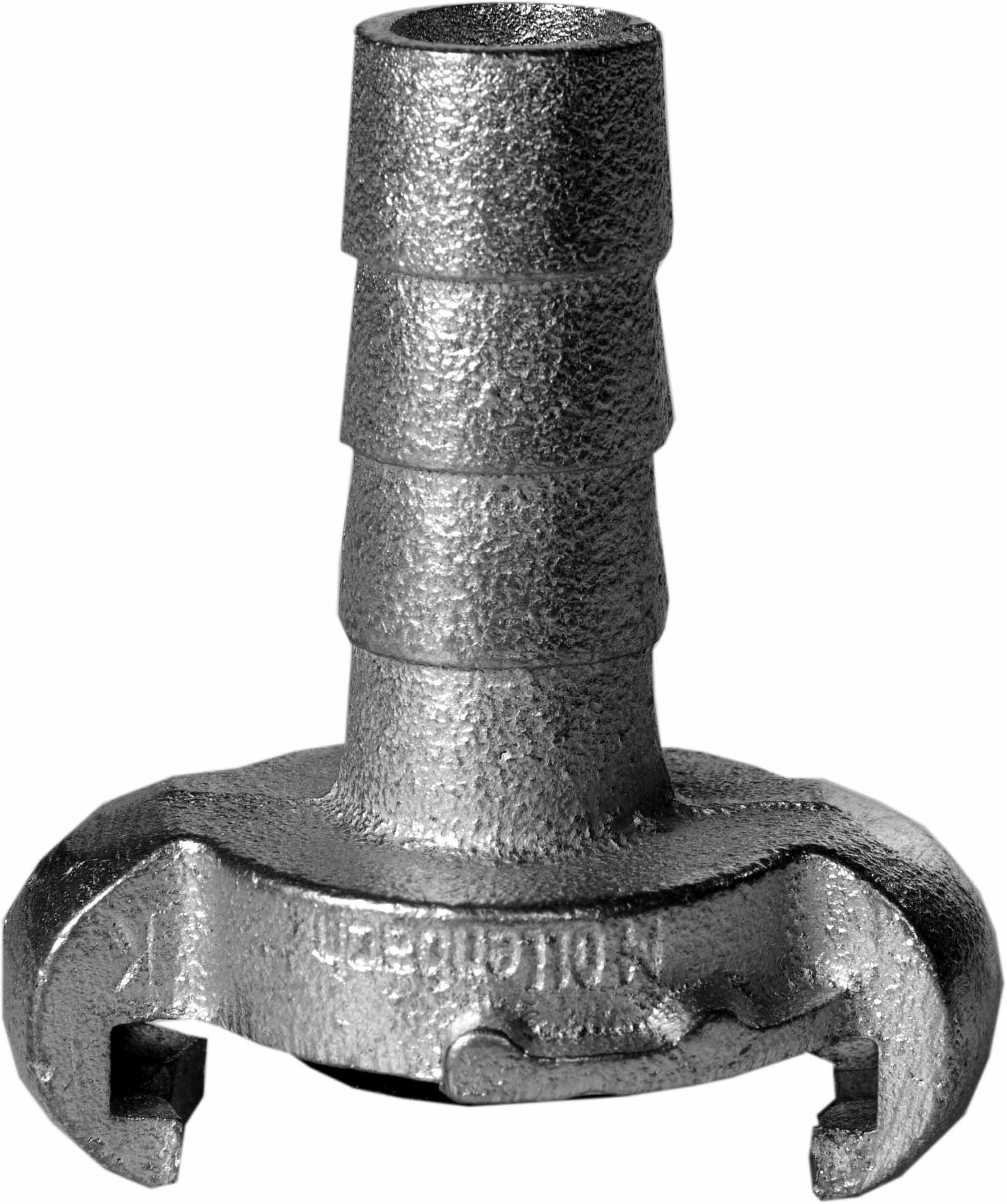 351127 COUPLING AIR HOSE CAST IRON, LUG 42MM HOSE END 15MM(17MM)