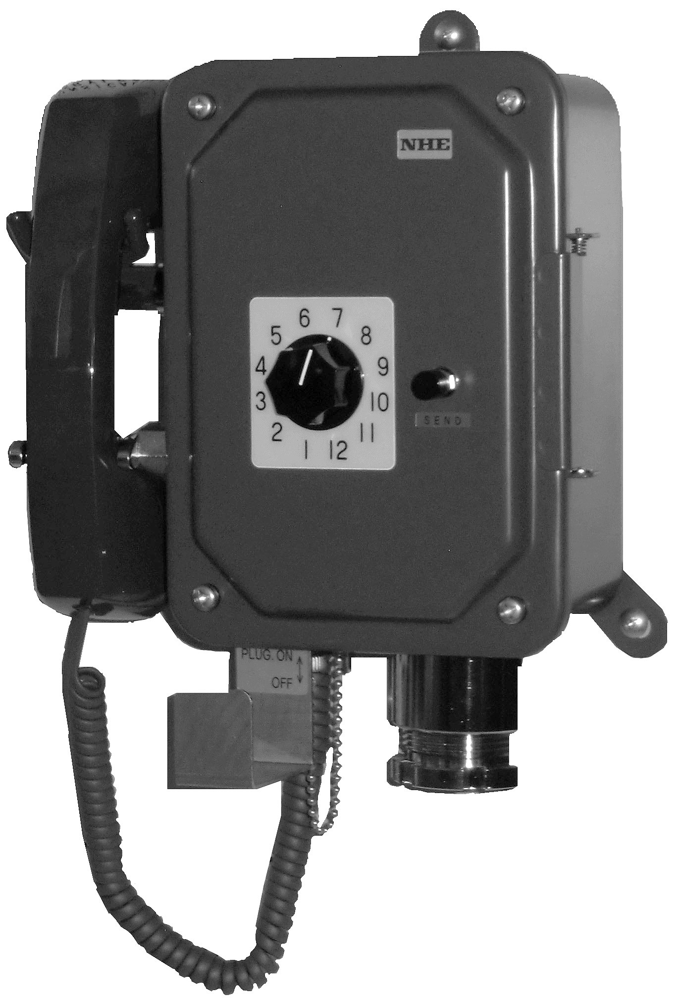 372201 TELEPHONE I/SAFE BATLES SELECT, WALL 12ST W/RECEP ODS5372-1H