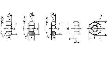 692802 HEXAGON NUT STEEL UNGALV M4
