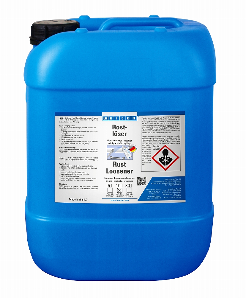 551626 LOOSENER RUST 6 FOLD FUNCTION, WEICON 10LTR