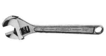 616503 WRENCH ADJUSTABLE RIDGID #708, CHROMED PLATE 200MM