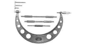 650382 MICROMETER OUTSIDE 0-150MM, W/INTERCHANGEABLE ANVILS