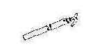 231826 ACTUATOR POLE MODEL AP-5-06, STEEL 6'