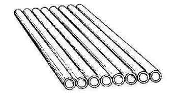 711714 TUBE ALUMI-BRASS 32A (INCH), 34.59X1.42MM