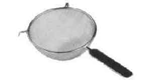 172213 BOWL STRAINER STAINLESS STEEL, W/WOOD HANDLE DIAM 254MM