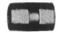732276 NIPPLE SHORT BRASS 1/8, THREADED