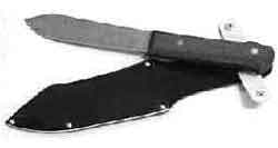 611855 KNIFE HEAVY-DUTY WITH LEATHER, CASE