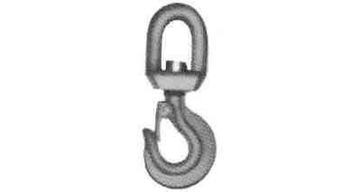 231253 CARGO HOOK SWIVEL EYE WITH, LATCH SWL 2TON