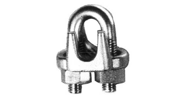 233661 WIRE CLIP STANDARD S.STEEL, 16MM