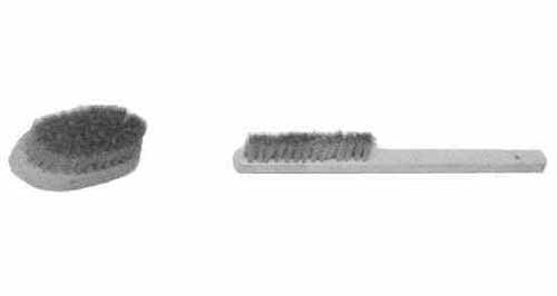 510666 BRUSH HAND BRASS OVAL SHAPE