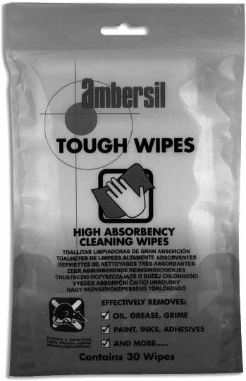 550284 WIPE HAND CLEANING TOUGH WIPES, 100 100'S/PKT