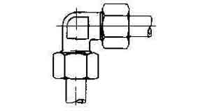 733269 ELBOW COMPRESSION STEEL, 21.7MM 400KG