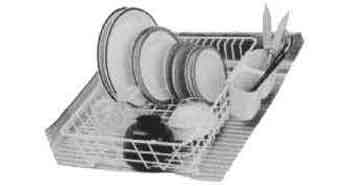 172971 RACK DISH DRAINER STEEL WIRE, W/PLASTIC COATED 420X340X125MM