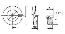 695221 WASHER SPRING-LOCK STEEL, M18.0