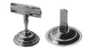 171446 MENU HOLDER STAINLESS STEEL, I-SHAPE PINCH 60MM HEIGHT