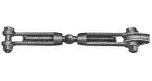 231995 RIGGING SCREW DROP-FORGED, GALV FOR 47.5MM WIRE DIA