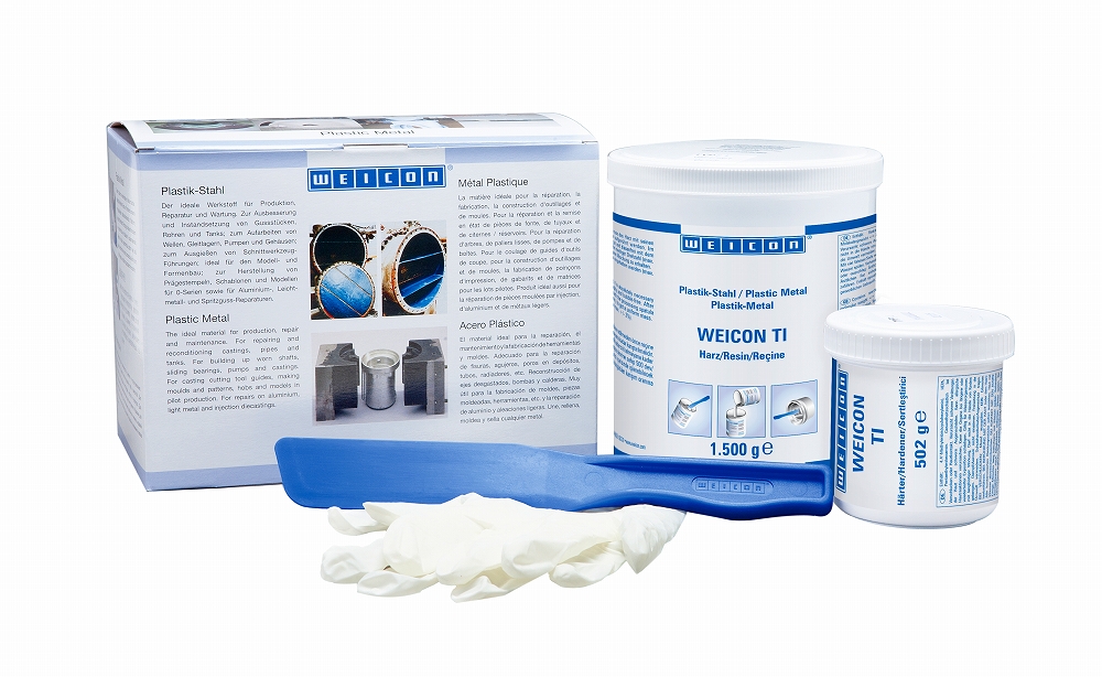 812946 TITANIUM FILLED PUTTY WEICON, TI 2.0KG