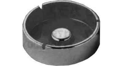 174313 ASH TRAY PLASTIC PLAIN, DIAM 145MM
