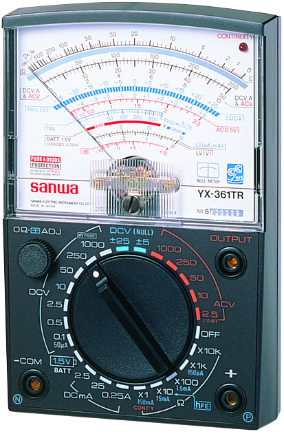 795742 AVO METER YX-361TR, ZERO CENTER & CONTINUITY LED