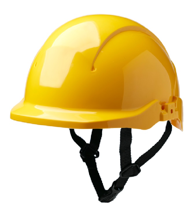 310349 HELMET REDUCED PEAK SLIP, NONVENT STANDARD HIVIZ YELLOW