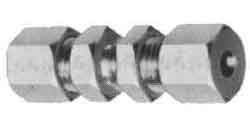 734058 UNION BULKHEAD FLARELESS BRASS, 25MMXPF1