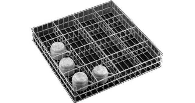 172984 RACK CUP STEEL WIRE, 475X475X80MM FOR 25 CUPS