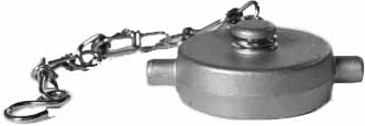 333226 CAP HOSE COUPLING BRASS LFB, 2-1/2