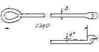 231864 LASHING ROD CROSS LB-2-25S, ROD DIA 25MMXL2380MM B/L 50TON