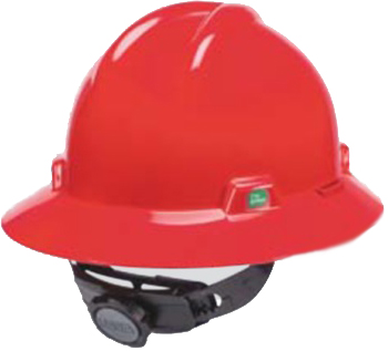 310147 HAT SAFETY V-GARD GREEN HIGH, DENSITY POLYETHYLENE BLUE
