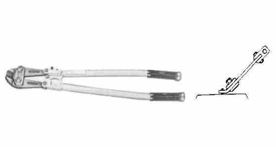 611894 SPARE JAW F/ANGLE BOLT CUTTER, 450MM