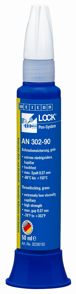 815208 ADHESIVE ANAEROBIC THREADLOCK, WEICON AN302-90 50ML