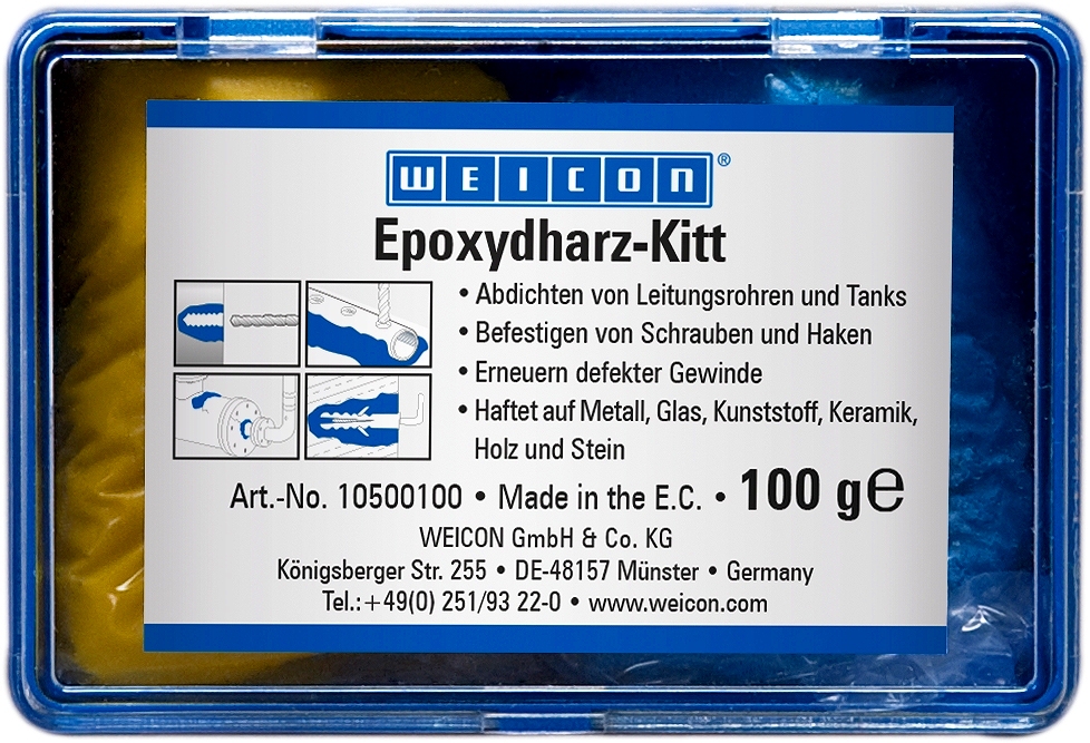 812952 MINERAL FILLED PUTTY KNEADABLE, EPOXY RESIN PUTTY 0.1KG