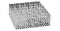 172976 RACK GLASS COMPARTMENT STLWIRE, W/PLASTIC COATED 475X475X135MM