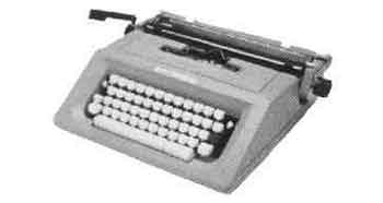 471903 TYPEWRITER PORTABLE MANUAL, 340MM ELITE