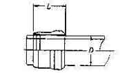 733455 SLEEVE FOR STEEL COMPRESSION, FITTING 12MM 400KG