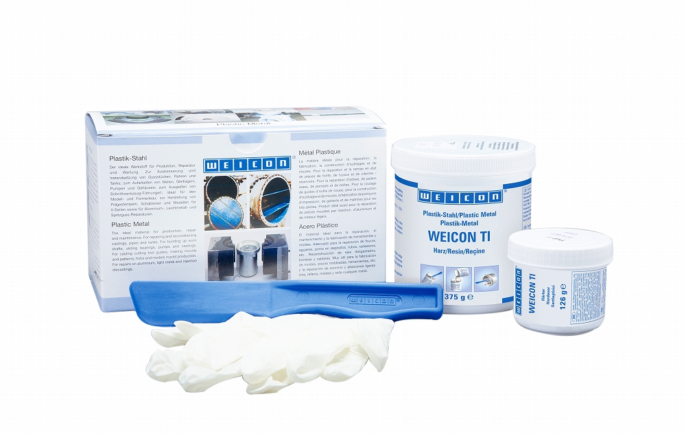 812945 TITANIUM FILLED PUTTY WEICON, TI 0.5KG