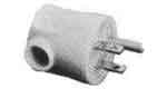 792901 PLUG NON-WATERTIGHT 3PIN, ANGLE TYPE-UB PHENOL RESIN