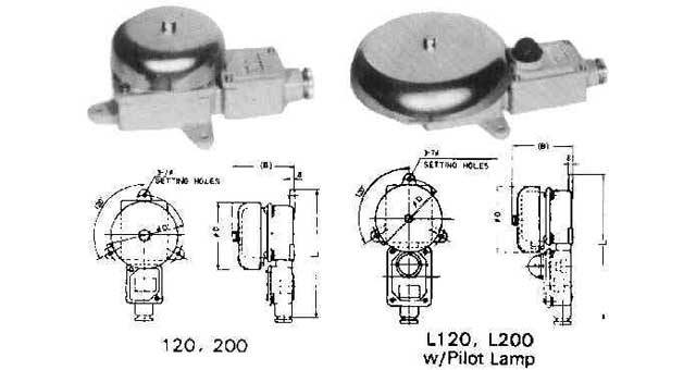 793446 BELL ALARM WATERTIGHT, TYPE#L200 W/PILOT LAMP AC220V