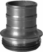 333222 COUPLING HOSE BRASS LFB, 2-1/2