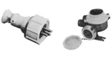 792883 PLUG&RECEPTACLE W/SWITCH 3PIN, WATERTIGHT HNA SYNTHETIC RESIN